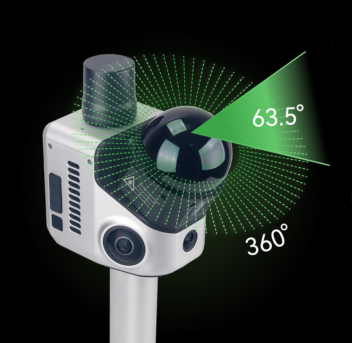 Escáner LiDAR para captura tridimensional