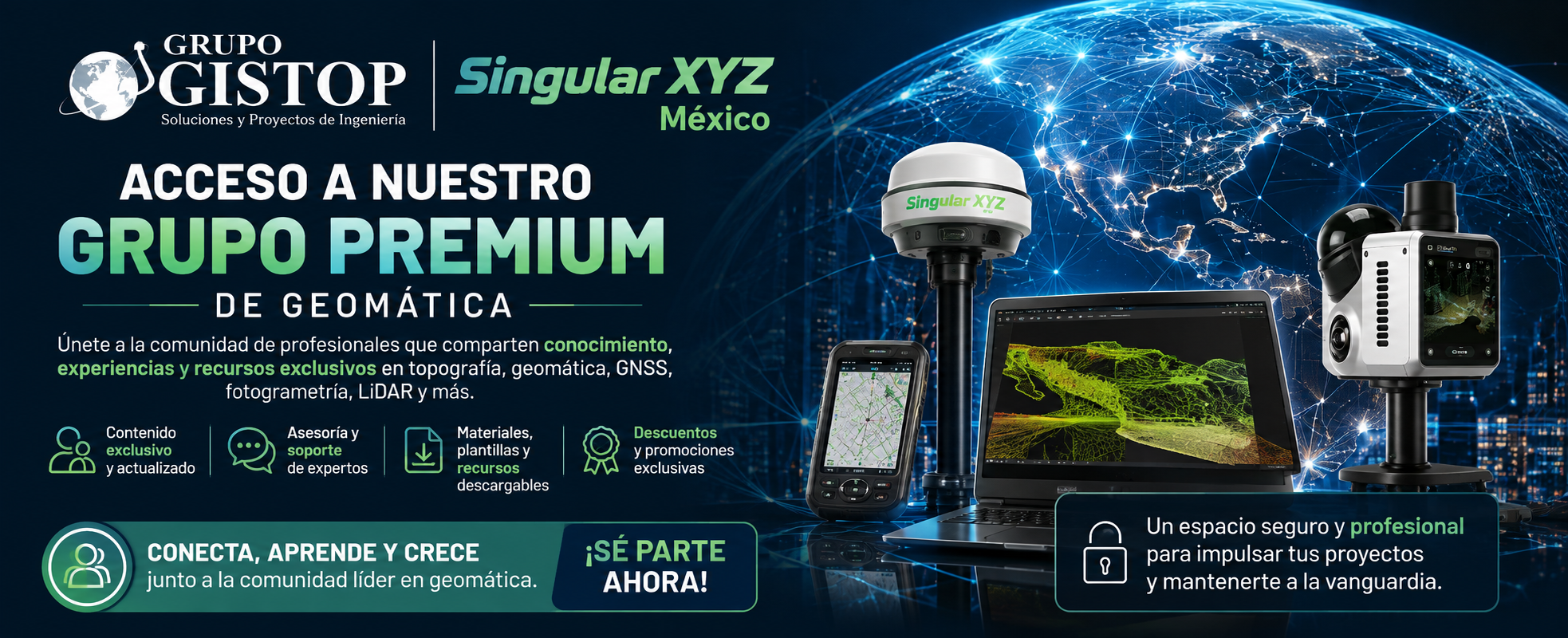 Acceso a nuestro grupo Premium de Geomática